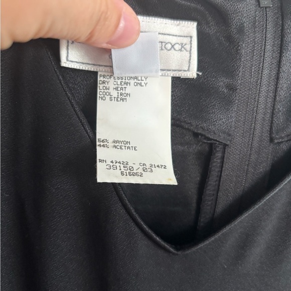 Vintage women’s Jessica McClintock Gunne Sax black gown with slits & wrap 5/6 - Picture 3 of 9